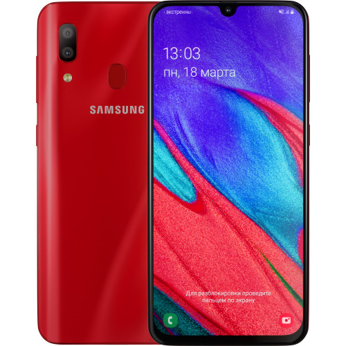 Samsung Galaxy A40 2019 SM-A405F 4 / 64GB Red (SM-A405FZRD)